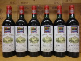 6 Fl. Chateau Siran 1983 Grand Cru, Margaux (CT= 90/100)