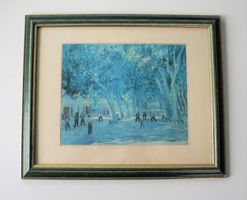 Charles Camoin 1879 - 1965 Pétanque La place des Lices 1936