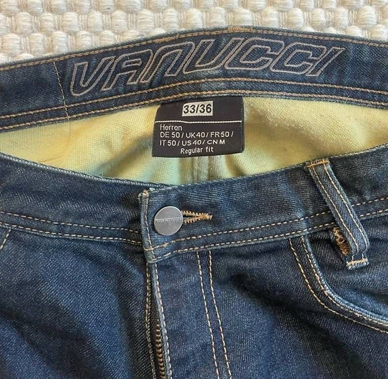 Jeans: Vanucci Motorradjeans mit Kevlar 33/3 – Usato da Düdingen venduto da deal001 2