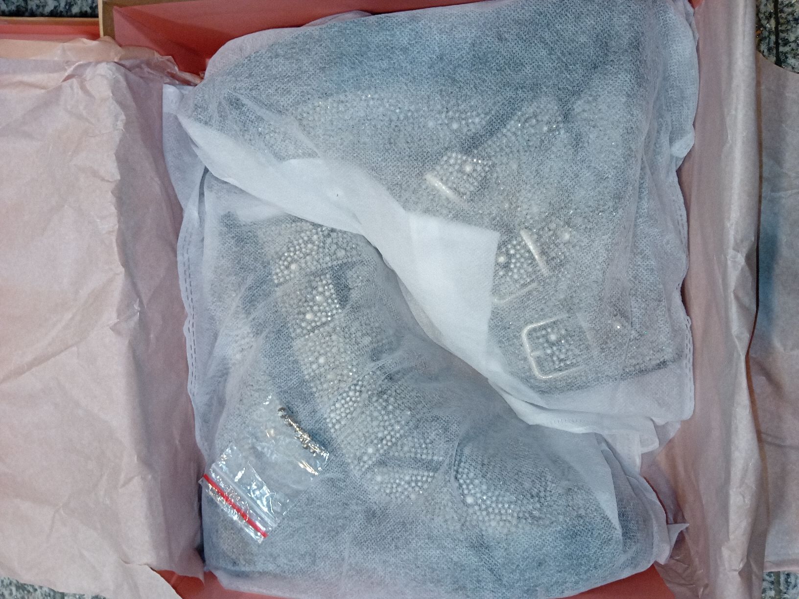 Scarpe da donna: anfibi strass argento tg 36 nuovi – Nuovo e nell'imballaggio originale da Biasca venduto da Old_6blh 6