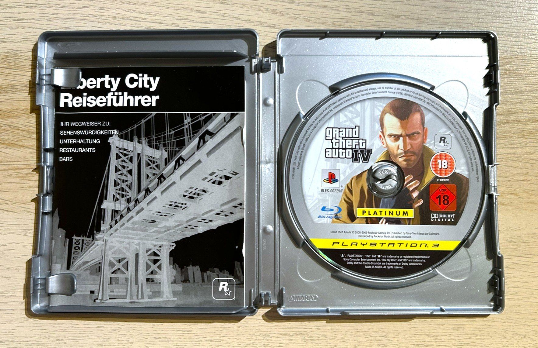 Sony Giochi: Grand Theft Auto IV GTA 4 PS3 – Usato da St. Gallen venduto da Alpine.Arcade 2