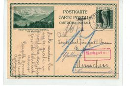 Ganzsache Postkarte PK 125 - Reichenbach Kandertal Taxe !!!