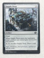 Supply Drop MTG Karte, neuwertig, seltene Sammlerkarte.