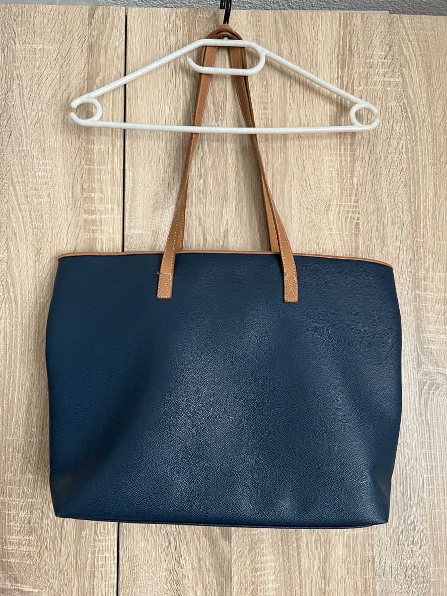 Borse da donna: Shopper Uccelli blau mit Kometiktasche – Usato da Betschwanden venduto da Dognose 1
