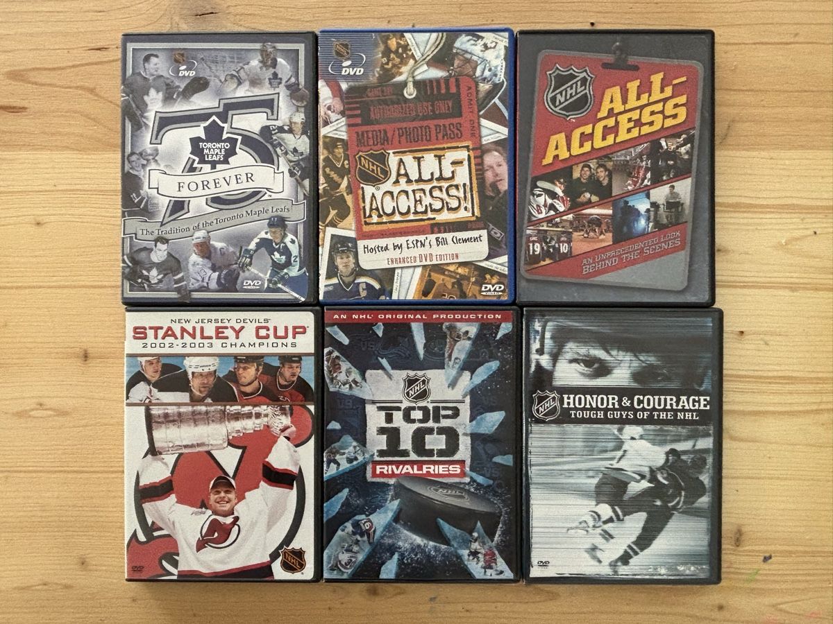 Tutti i DVDs: NHL DVDs Auswahl 6 Stück – Usato da Dürrenäsch venduto da gasto27
