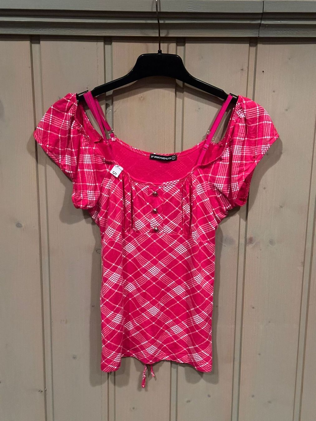 Top: Kariertes Sommertop Gr. S – Usato da Marbach SG venduto da fam_8hbc