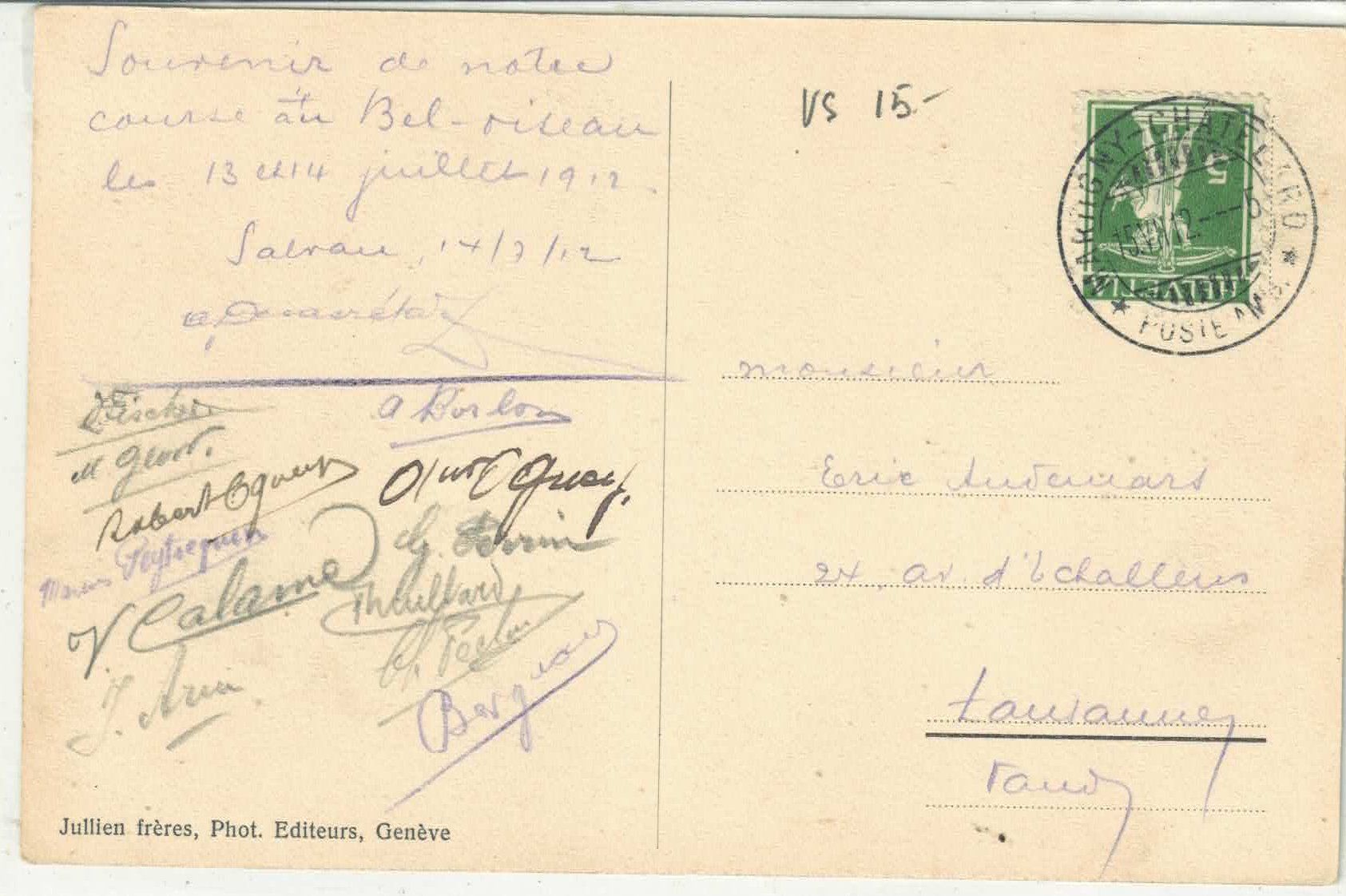 Cartoline postali: Salvan - Vue generale – Usato da Ettingen venduto da Kartenplanet 1