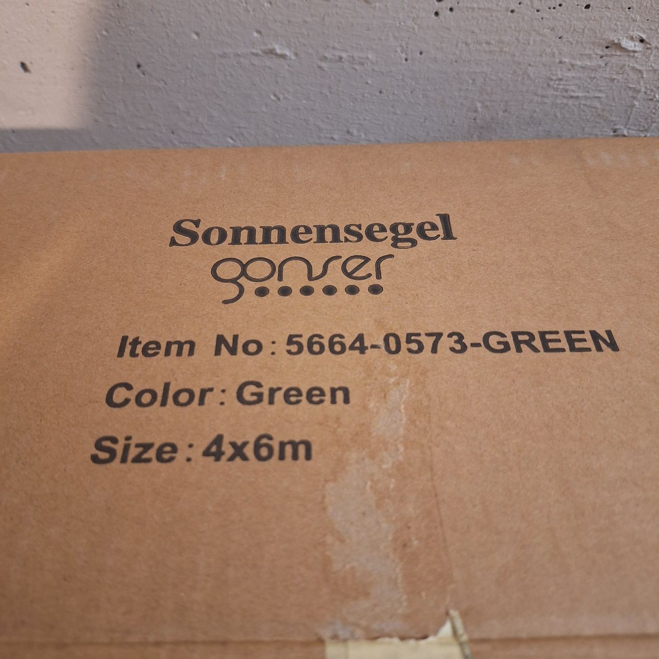 Sonstiges: Neues Sonnensegel  4x6m grün – Neu (gemäss Beschreibung) aus Altdorf UR von aswe 3