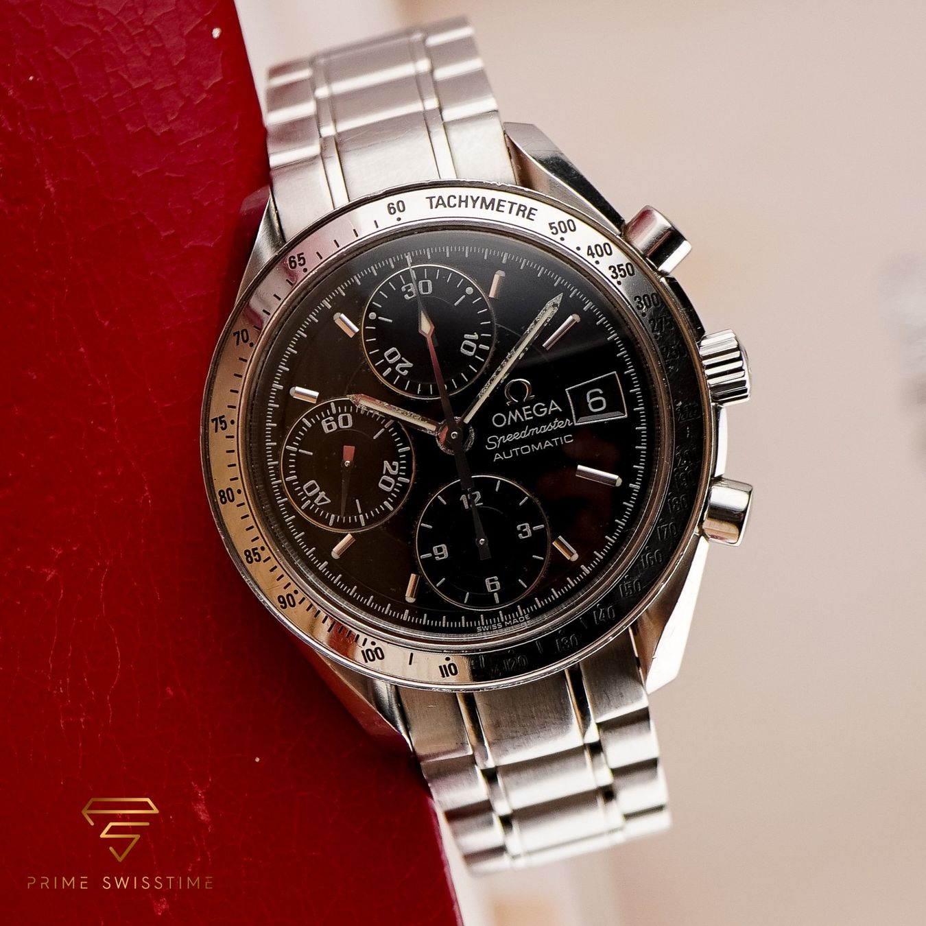 Omega Orologi: Omega Speedmaster Date / 3513.50 /Full Set/2002/Serv'25 – Usato da Luzern venduto da PrimeSwissTime