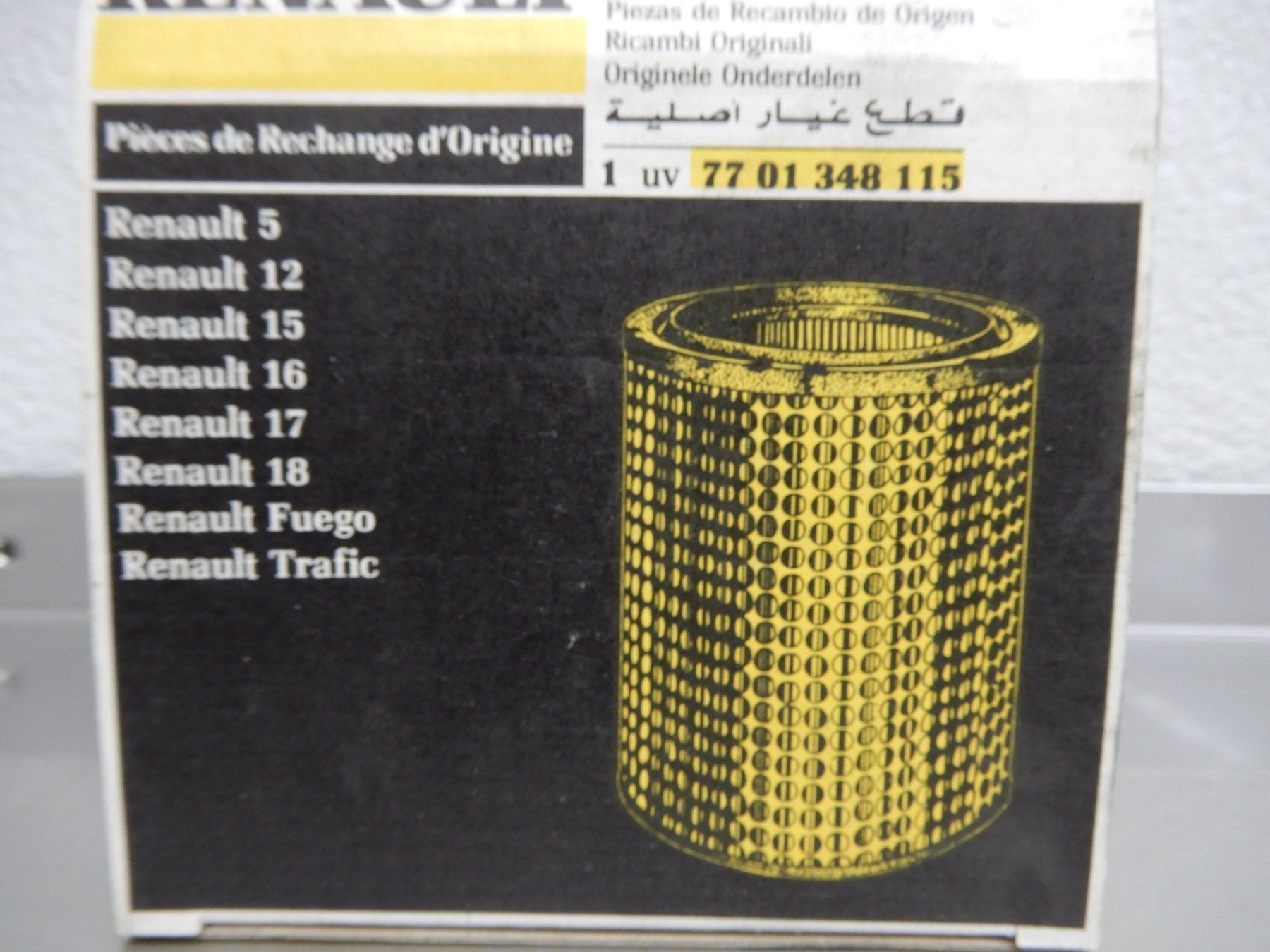 Ventilation: Renault Luftfilter 7701348115, LX130 – Neuf avec emballage d'origine à Unterkulm par West_Sieber_GmbH