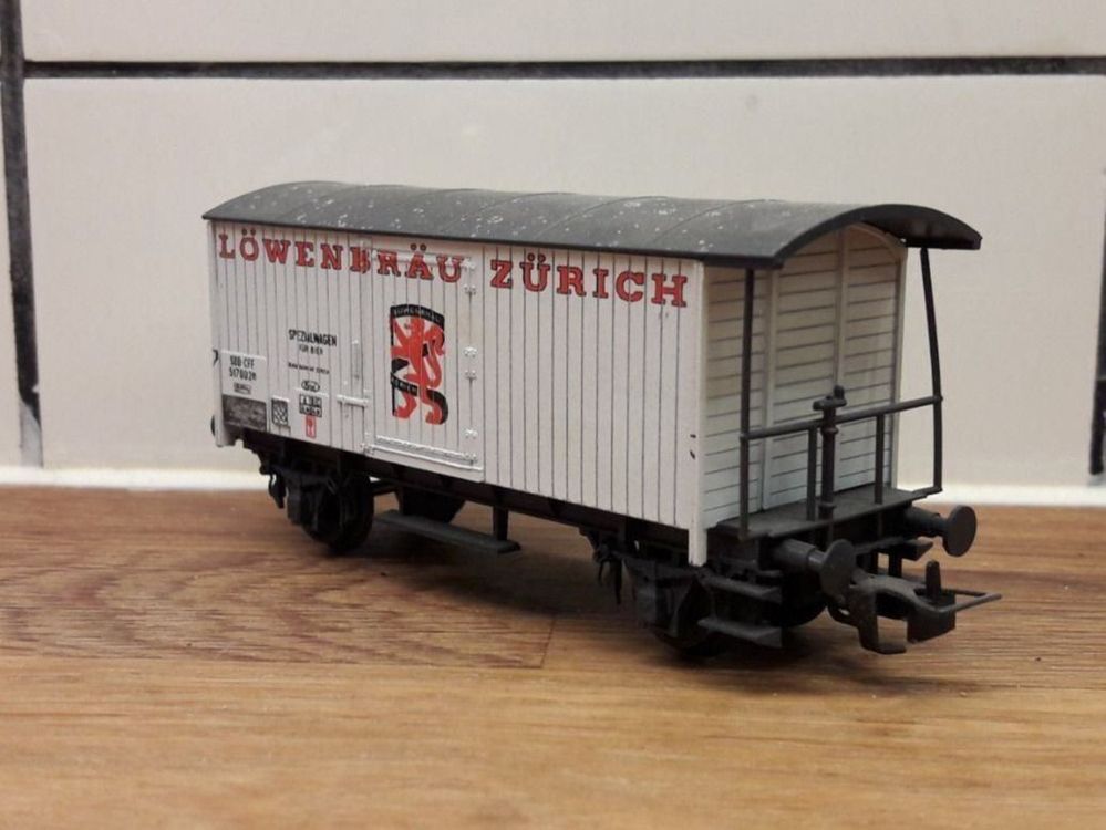 Liliput H0 24952 SBB Güterwagen LÖWENBRÄU BIER ZÜRICH (Neu und