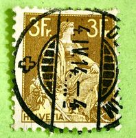  Nr.116 Helvetia mit Schwert  GESTEMPELT   
