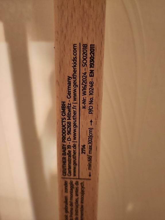 Box & Barriere di sicurezza: Barrière de sécurité Geuther  – Nuovo e nell'imballaggio originale da Lausanne venduto da mai_h6zr 1