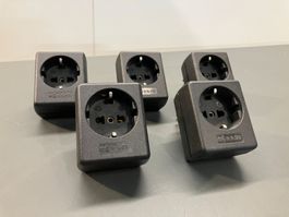 5St. neue T 13 Schuko Steckdosen Adapter EU/DE - CH ab 1.-