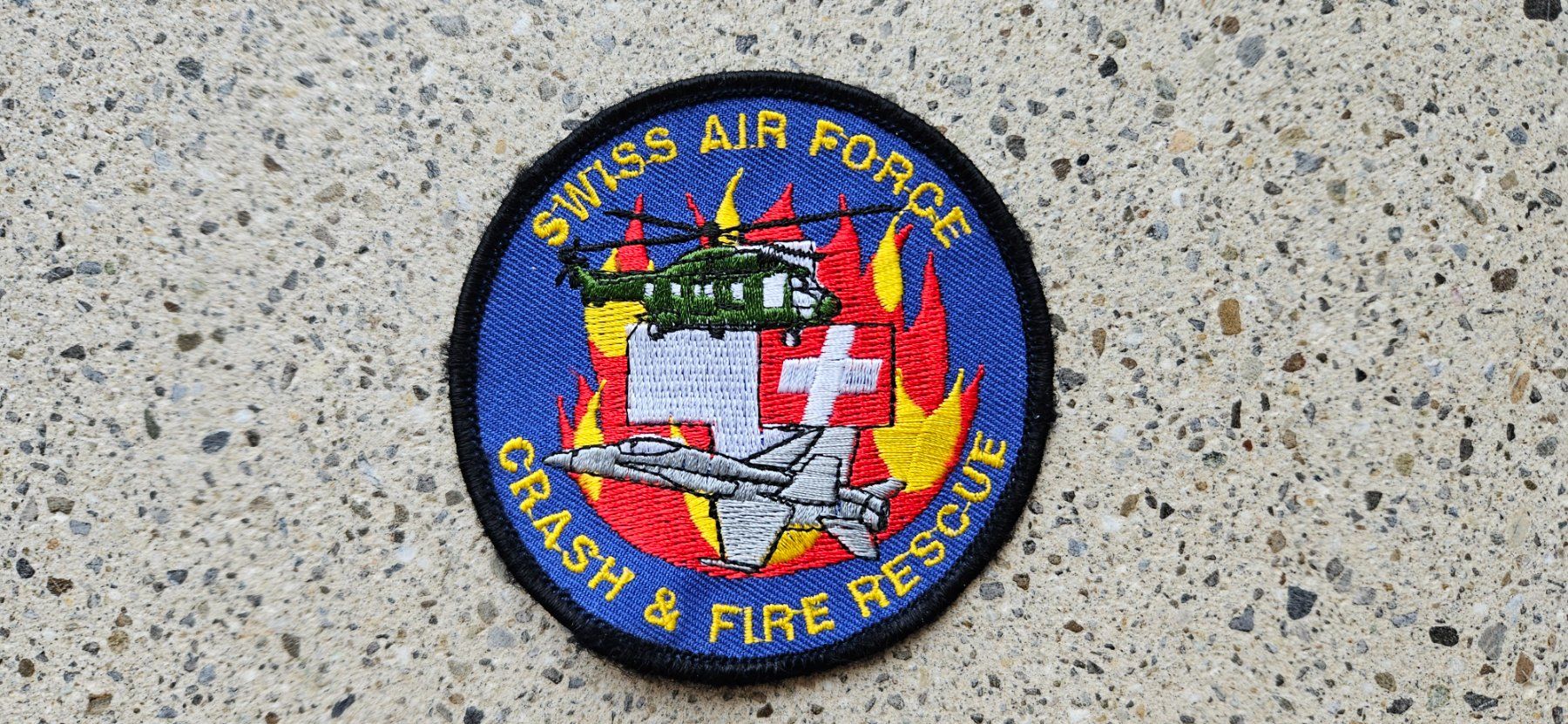 Schweizer Armee Placchette & Badge: *** Spez Badge Luftwaffe Rescue   *** – Nuovo e nell'imballaggio originale da Riedholz venduto da fr_sIruP