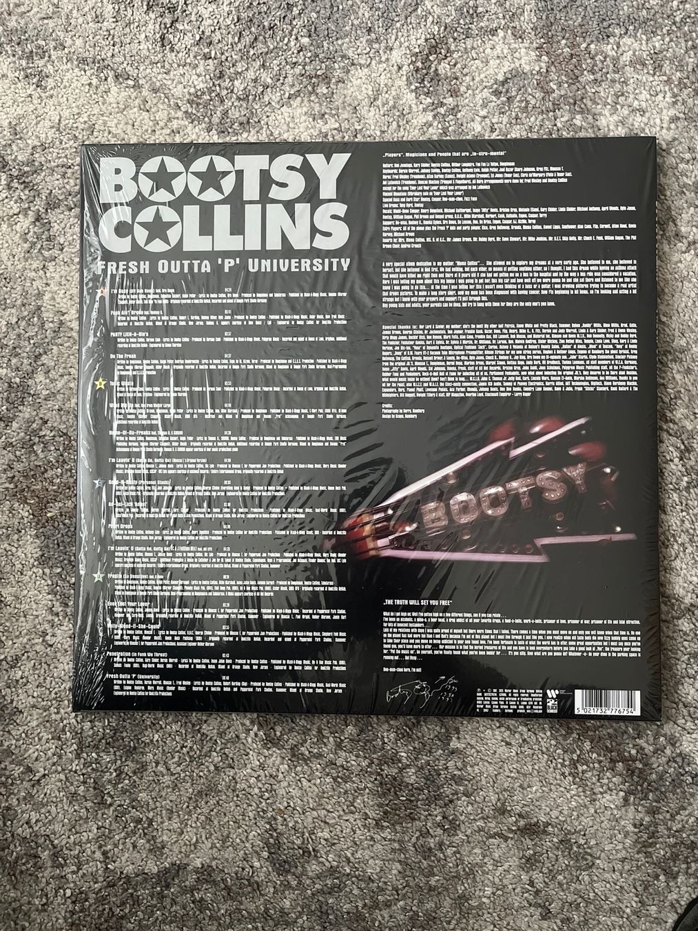 Dischi in vinile: Bootsy Collins – Usato da Thalwil venduto da eng_yys6 1