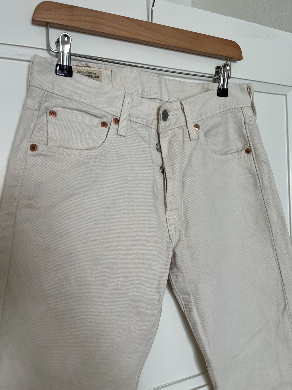 Levi's Jeans: LEVIS 501 WHITE DENIM – Usato da Zürich venduto da Ankawhi 1
