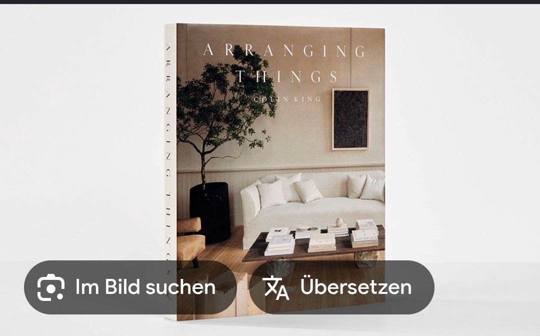 Libri: Arranging Things Buch – Nuovo (secondo la descrizione) da Niederhelfenschwil venduto da usa001 1