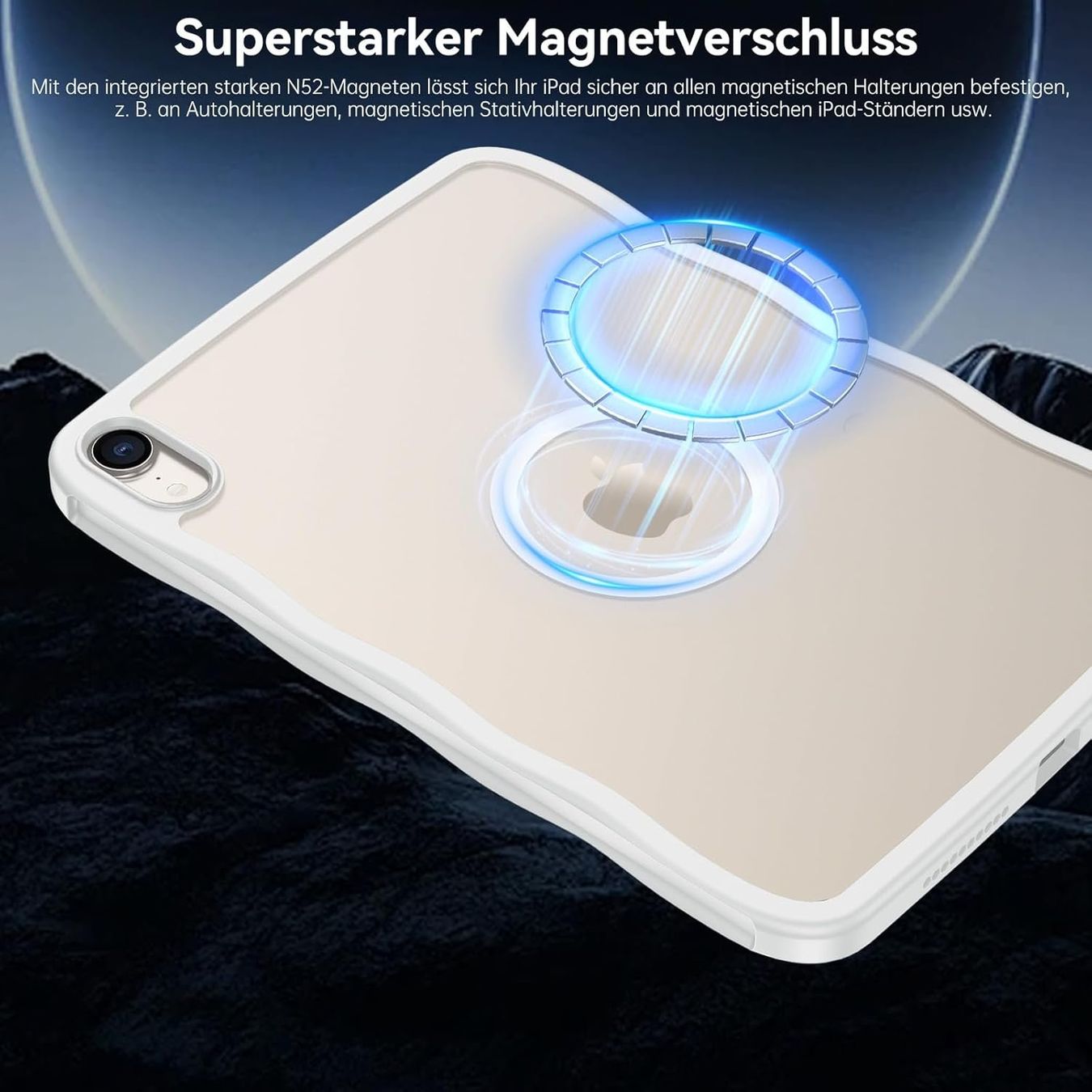 Covers & Borse: iPad Mini 6/7 Hülle MagSafe Slim weiss – Nuovo e nell'imballaggio originale da Suhr venduto da SchnapperCH 2
