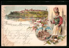Litho Romont, Teilansicht, Gebäudeansic