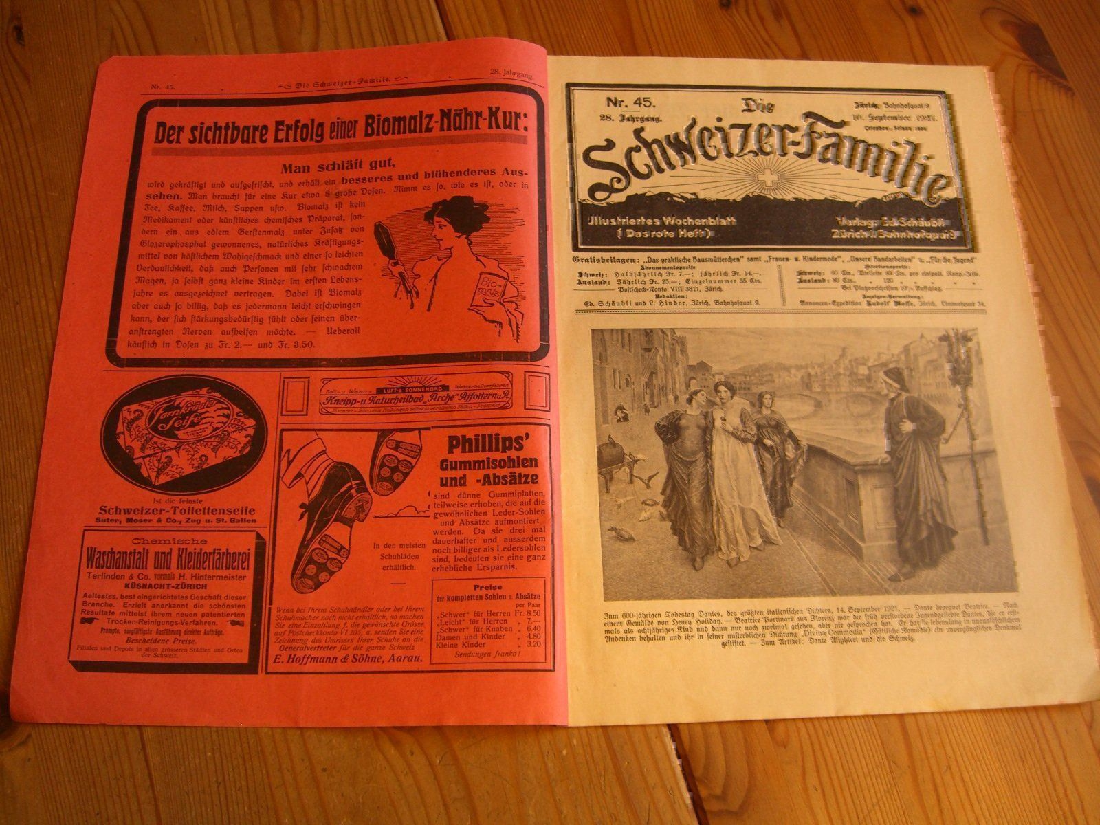 Tutti i francobolli: Nr.44-52,von 1921 der"Schweizer-Familie" – Usato da Winterthur venduto da Gaia 2