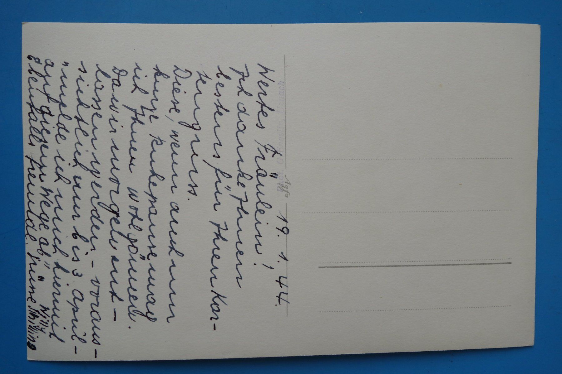 Cartoline postali: UZNACH - Bahnhof mit Dorfansicht - 1944 – Usato da Ibach venduto da Ibanto 1