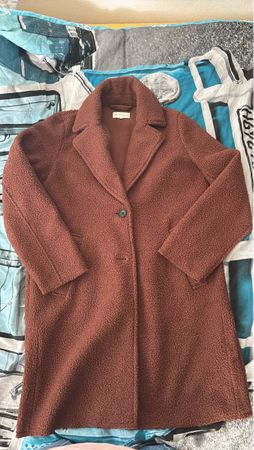 Tom Tailor Mantel aus Teddyfell in Braun