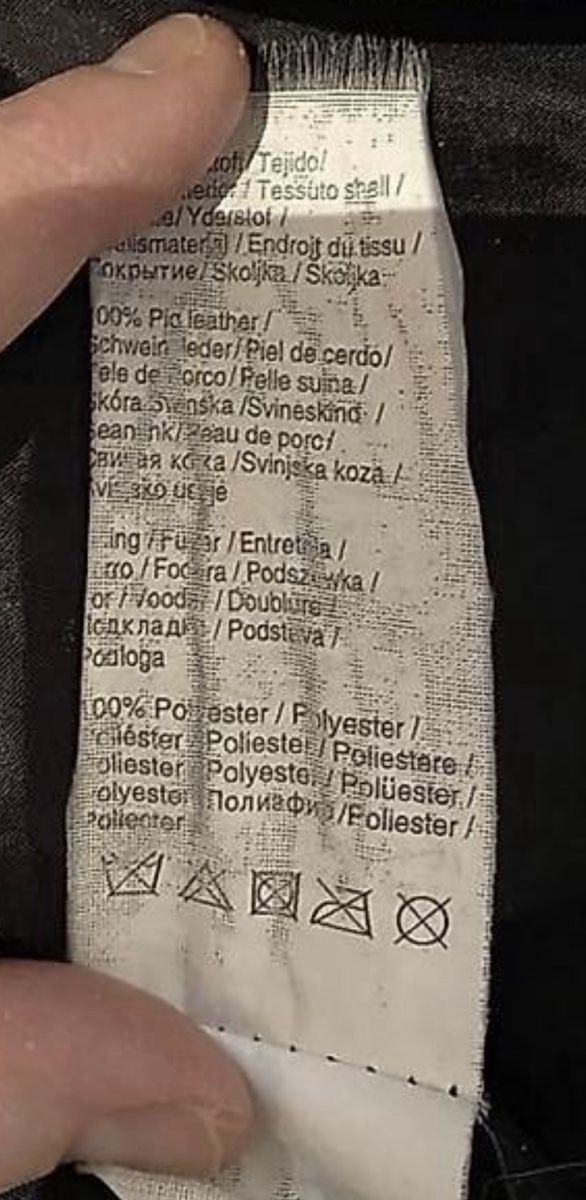 Only Giacche: Lederjacke von Only, Grösse L, schwarz – Usato da Erlinsbach SO venduto da hallon480 2