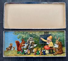 Sehr grosses altes Puzzle Penelope Holz 160 Teile / Zwerg