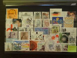 BRD Briefmarken 2000/2001 gestempelt