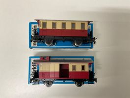 Märklin H0, 4107 und 4108 Personen, Gepäckwagen, Neuwertig