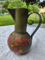 Antiker Dekorationskrug mit Blumenmuster, Sommerdeko