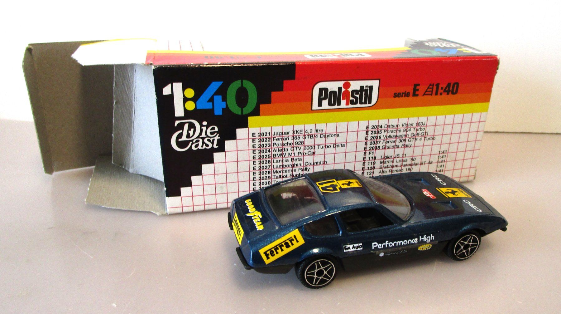 Polistil Modellini d'auto: POLISTIL FERRARI 365 GTB/4 DAYTONA - E 2002 – Nuovo e nell'imballaggio originale da Chêne-Bourg venduto da breno56 2