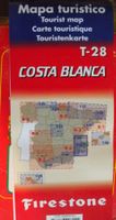 Costa Blanca - Spanien Reisekarte T-28
