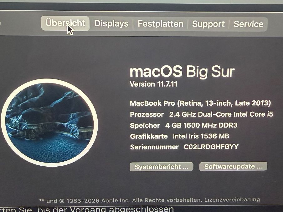 Apple Notebooks: MacBook Pro Retina 13' – Gebraucht aus Frauenfeld von fabian27 1