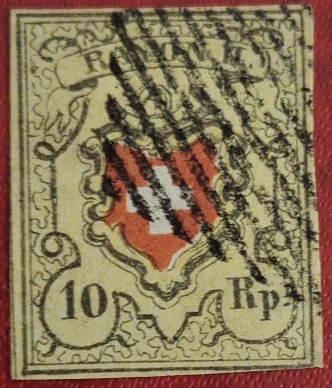 Tutti i francobolli: Rayon Typ 1 D - RO mit Befund Kat. 200.- – Usato da Balgach venduto da SIMEON27