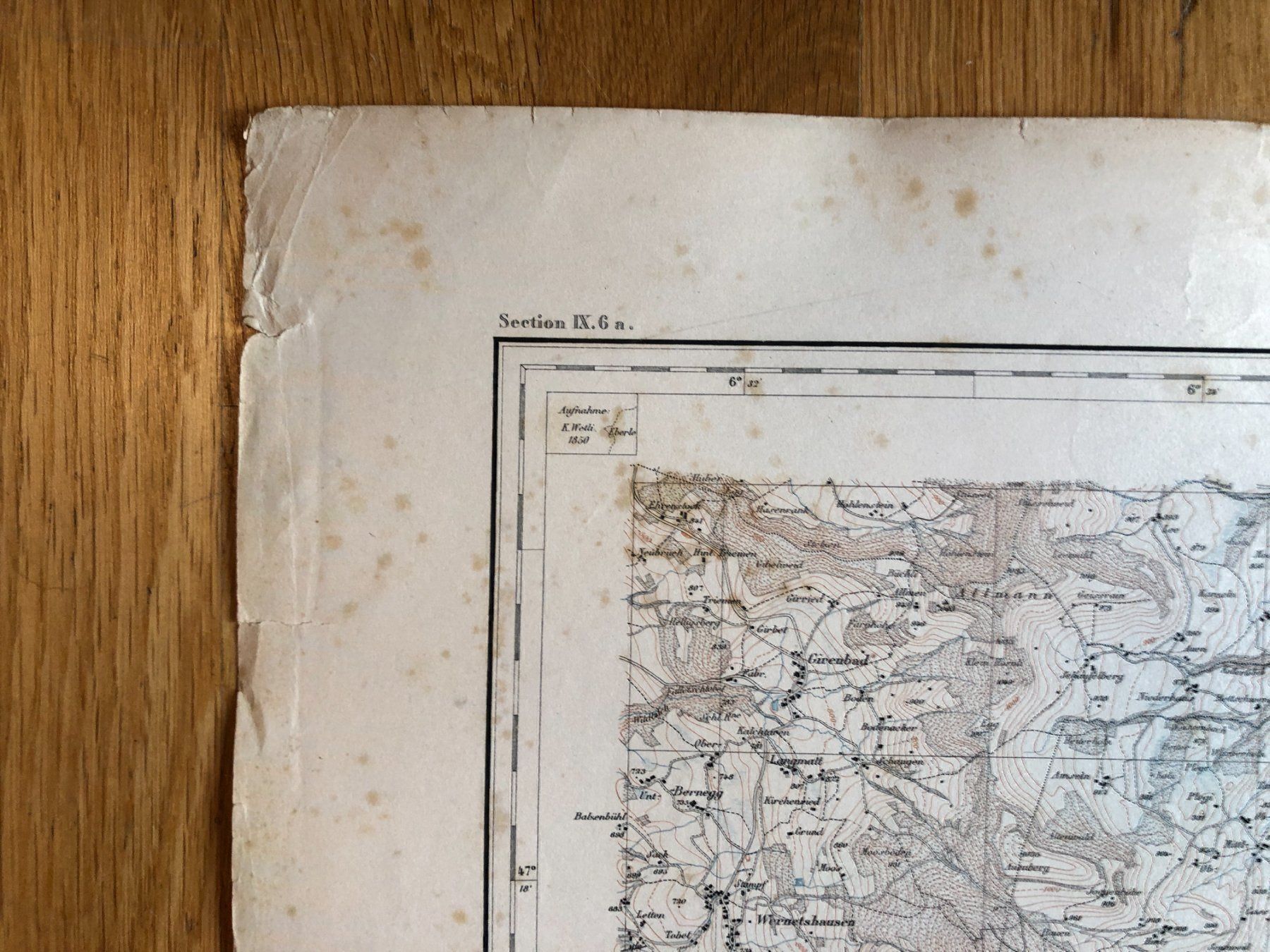 Landkarten & Atlanten: Siegfriedatlas Bl. 230: Wald 1882 – Gebraucht aus Zürich von allp 3