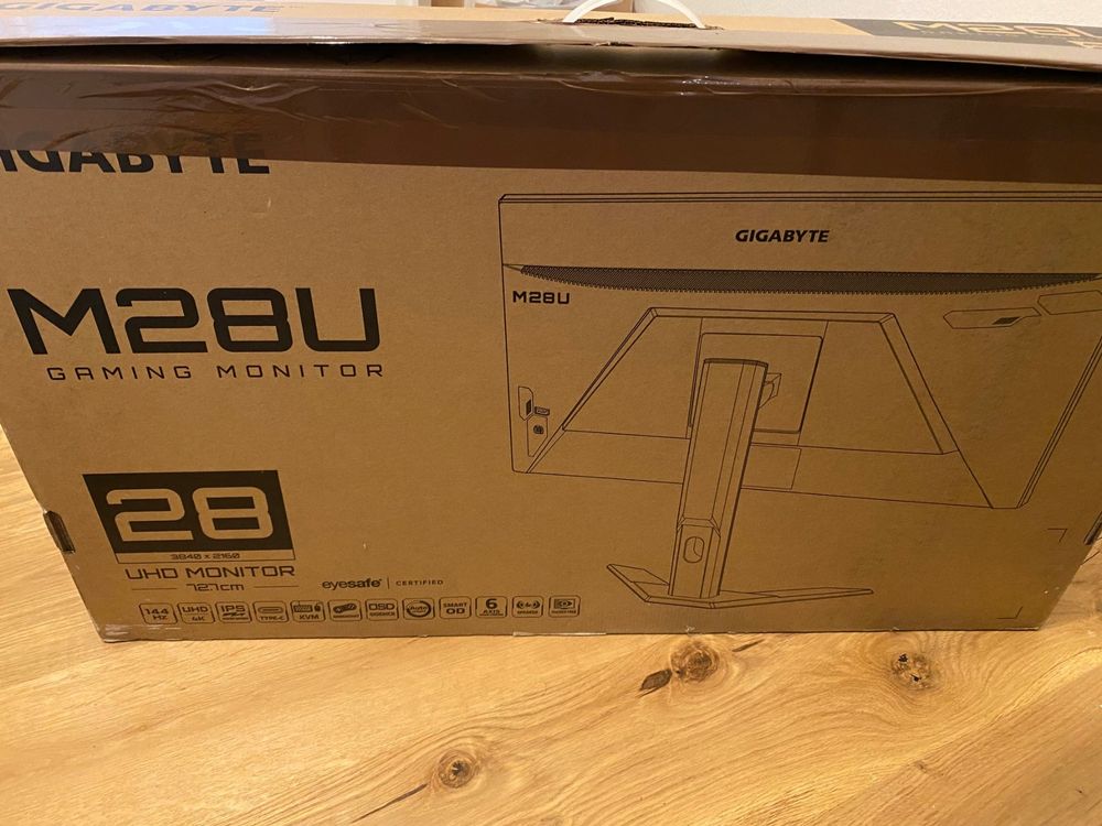 Gigabyte M28U 28 inch 4K HDR Gaming Monitor with KVM (Gebraucht) in ...