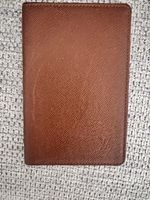 Original Louis Vuitton Etui / Passhülle Taiga Leder Braun