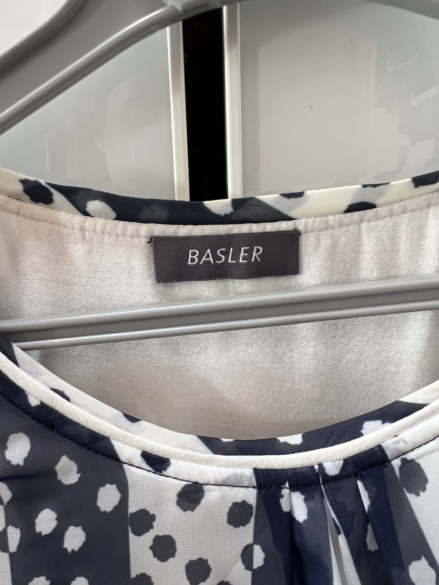 Basler Camicette: Bluse mit Punkten, Basler Gr. 42 – Usato da Grindelwald venduto da wand_24 1