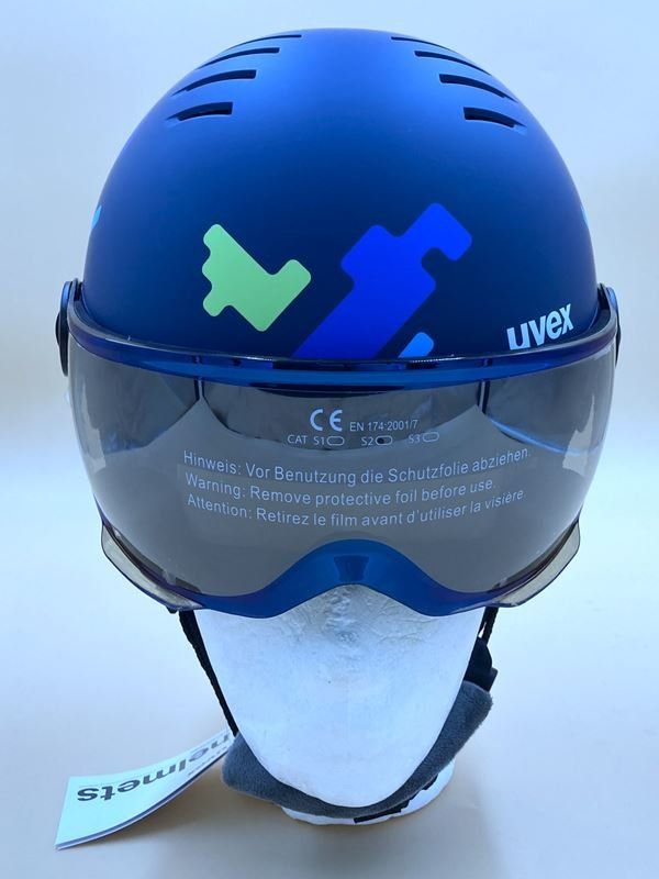 Uvex Helme: UVEX | Skihelm | Rocket Jr. Visor | 51 - 55 cm, S – Gebraucht aus Wittenbach von Restwert_St-Gallen 1