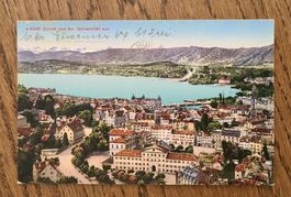 Zürich von der Universität aus 1928