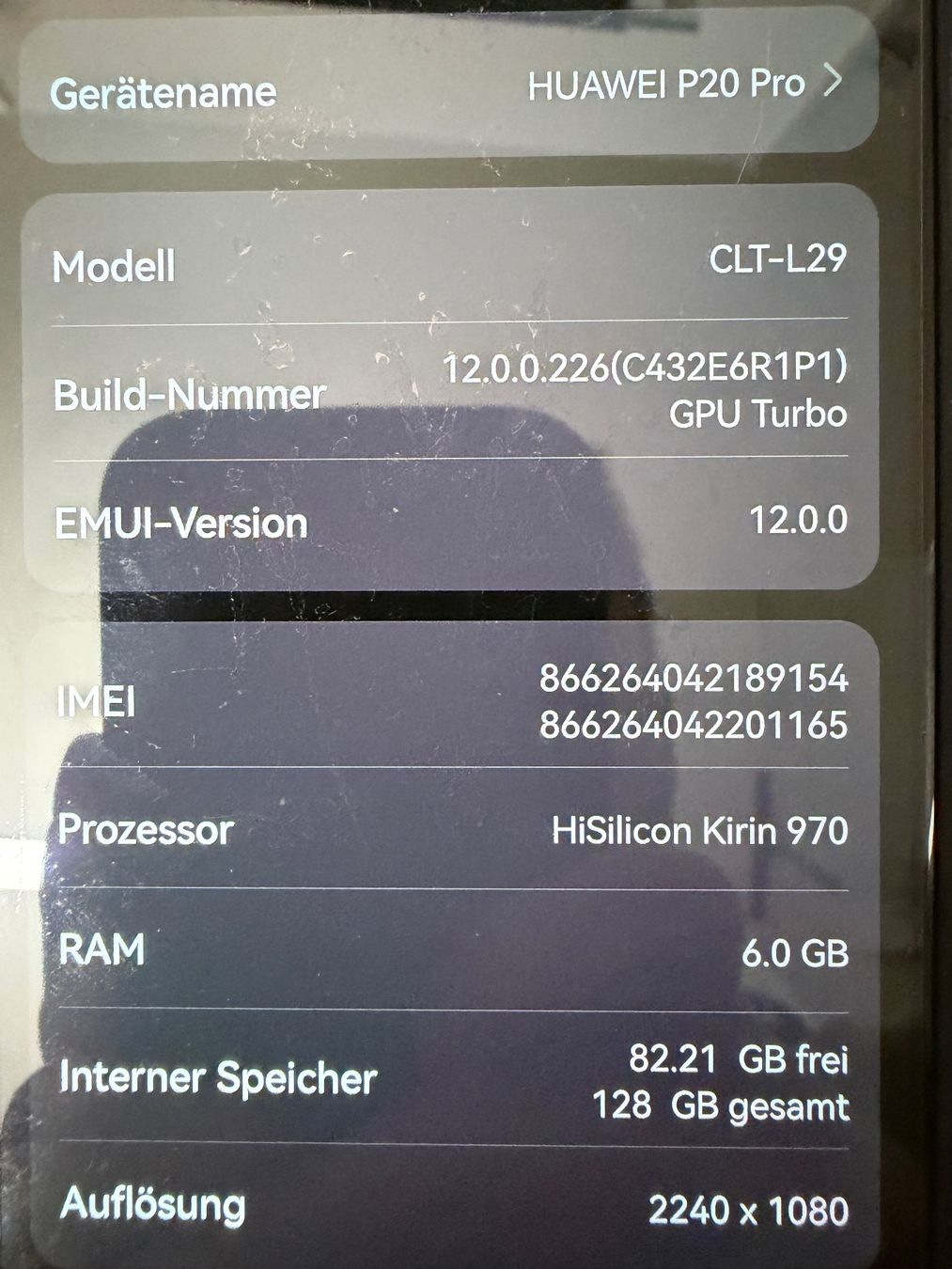 Huawei Telefoni cellulari / Smartphones: HUAWEI P20 Pro 128GB – Usato da Zug venduto da arthur1337 2