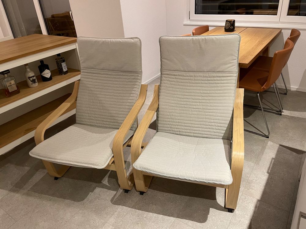 POÄNG Polster für Sessel, Knisa hellbeige - IKEA Deutschland