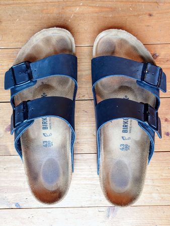 Original Birkenstock Arizona, Gr. 43, 280 M10 schwarz
