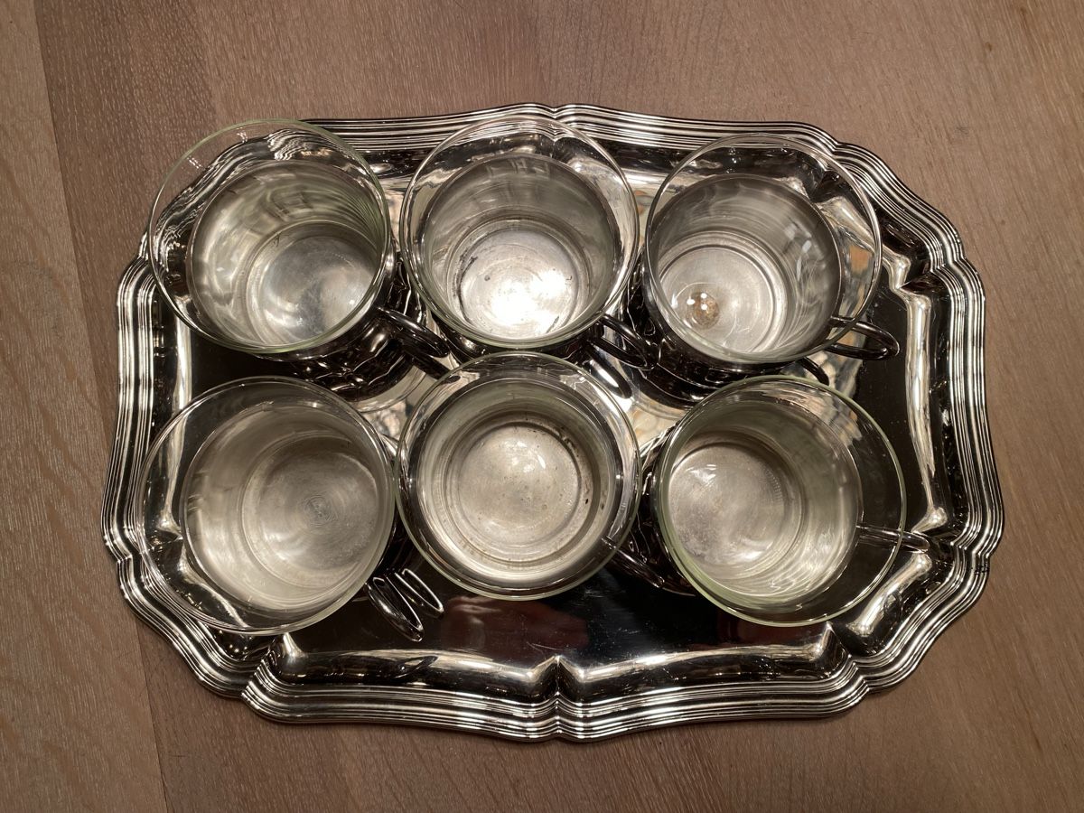 Sigg Geschirrsets: Sigg Switzerland Teegläser mit Tablett! – Gebraucht aus Embrach von bea_8424 8