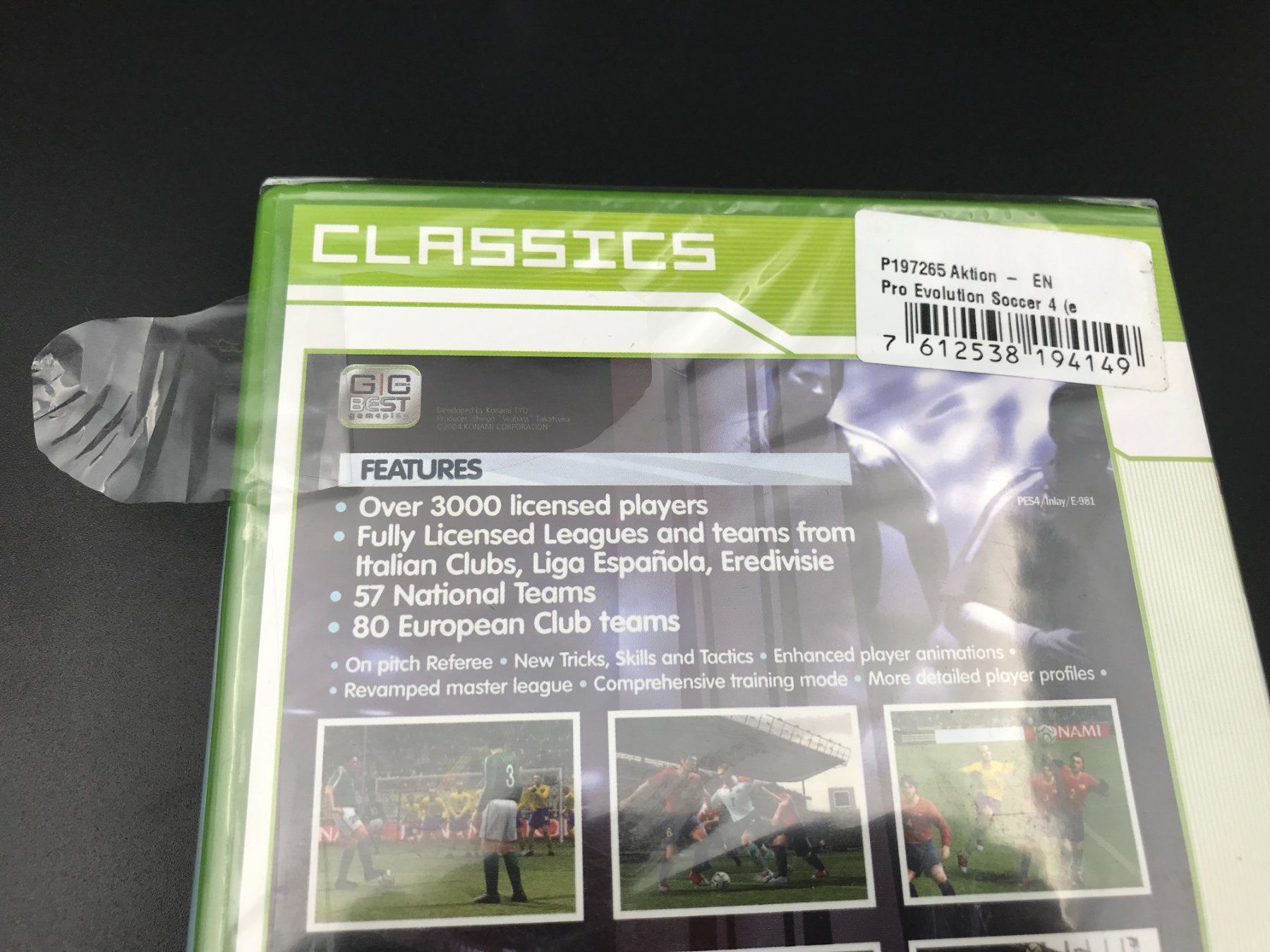 Microsoft Giochi: Pro Evolution Soccer 4 Xbox Sealed EN/UK – Nuovo e nell'imballaggio originale da Hagendorn venduto da Pokecollectorch 6