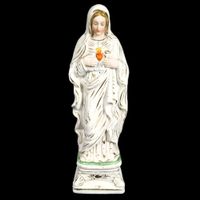 🙏Vintage Madonna von Lourdes – Antike Heiligenfigur! 🕊️