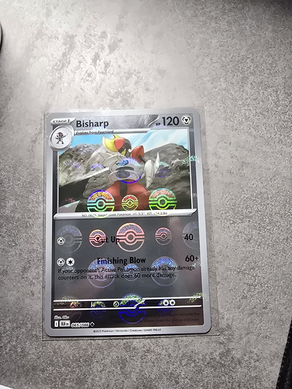 Pokémon Cartes à collectionner: Bisharp Pokeball BLK 065/086 – Neuf avec emballage d'origine à Fully par MrGabriel