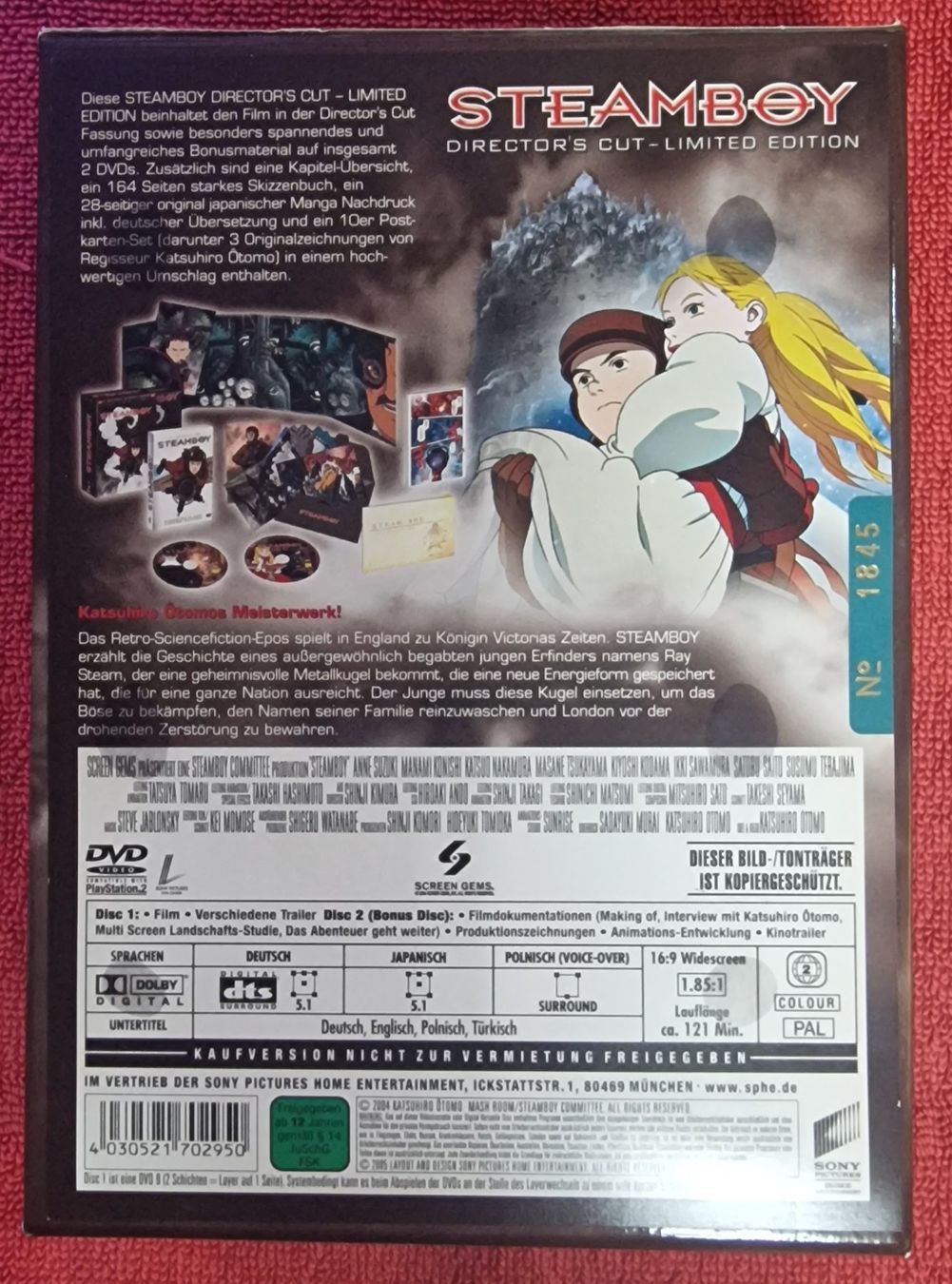 Alle DVDs: Steamboy Director's Cut DVD Box – Gebraucht aus Basel von phi_8xhm 1